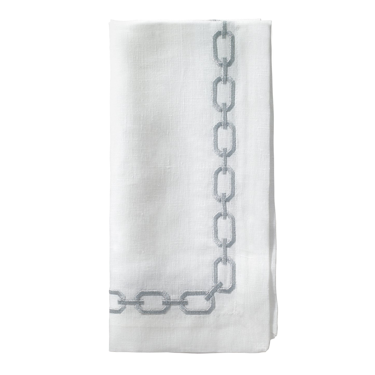 Chains Silver Napkin, Set of 4