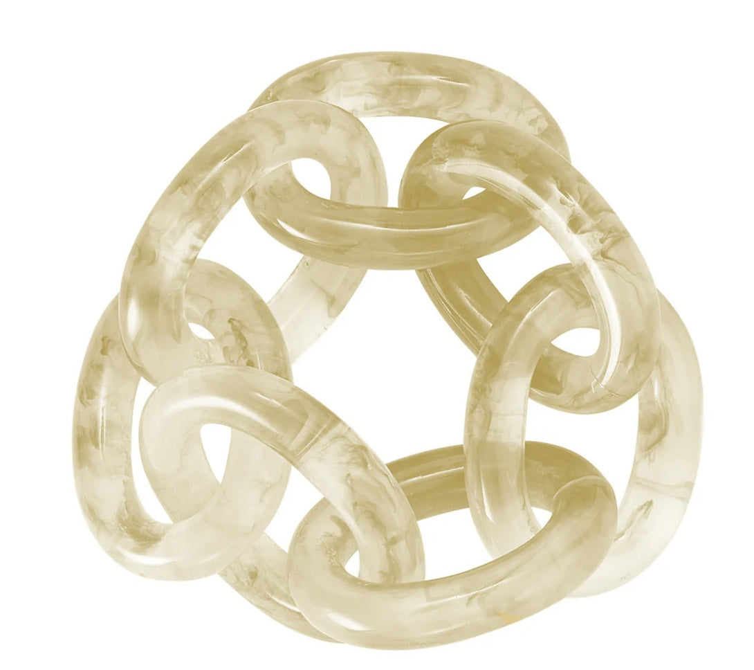 Chain Link Napkin Rings, Set of 4