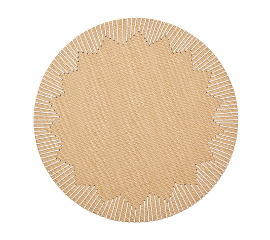 Dream Weaver Placemat in Natural & White, Set of 4