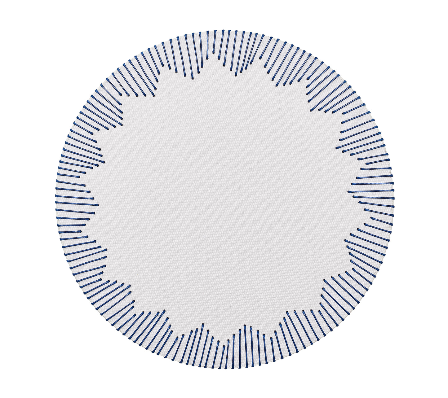 Dream Weaver Placemat in White & Blue, Set of 4