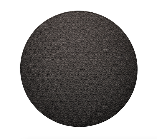 Shagreen Placemat in Black, Set of 4