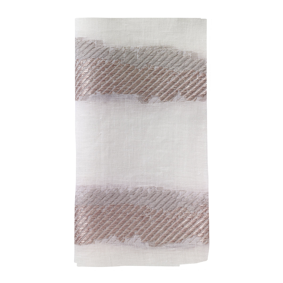 Brushstroke Silver Napkin, Set of 4